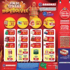 Bahamas Supermercados - Ofertas Fim de Semana Imperdível - Pré-Visualização do folheto da loja Bahamas Supermercados, válido de 17.10.2025