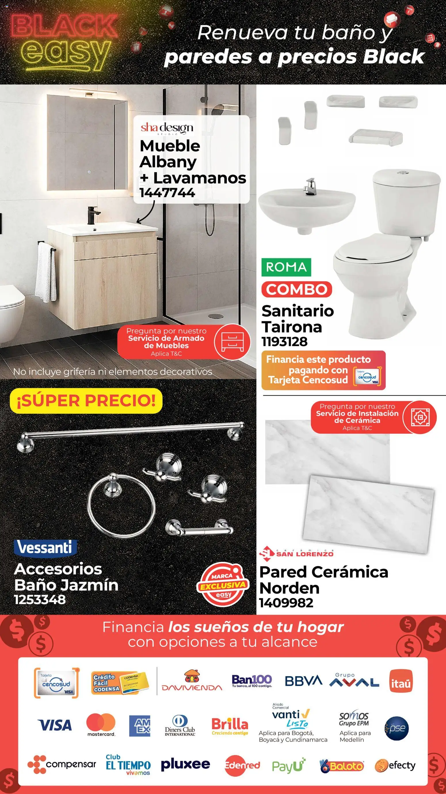 Easy revista - valida desde el 13.11.2025 | Página: 6 | Productos: Sanitario, Lavamanos, Cerámica, Baño
