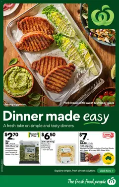 Preview of Woolworths catalogue  - valid from 29.04.2026 | Page: 24 | Products: Pork, Salad, Rocket, Spinach
