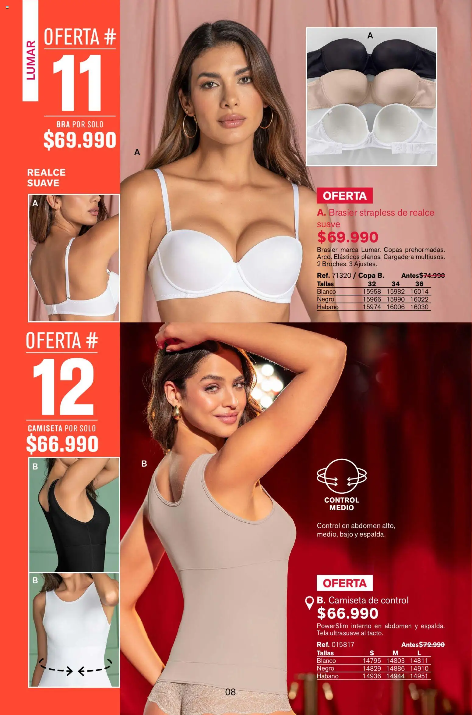 Leonisa revista - valida desde el 02.01.2026 | Página: 8 | Productos: Brasier, Camiseta