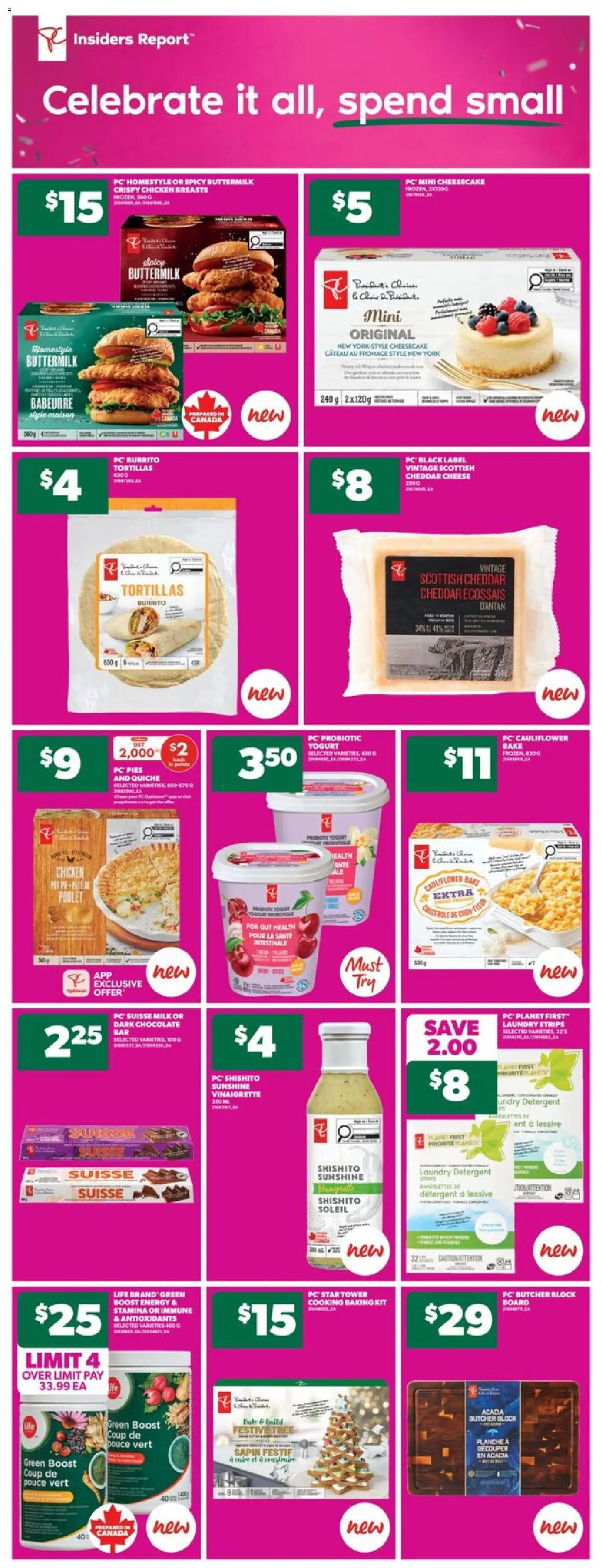 Real Canadian Superstore flyer valid from 20.11.2025 | Page: 7 | Products: Chicken breasts, PC, Milk, Yogurt