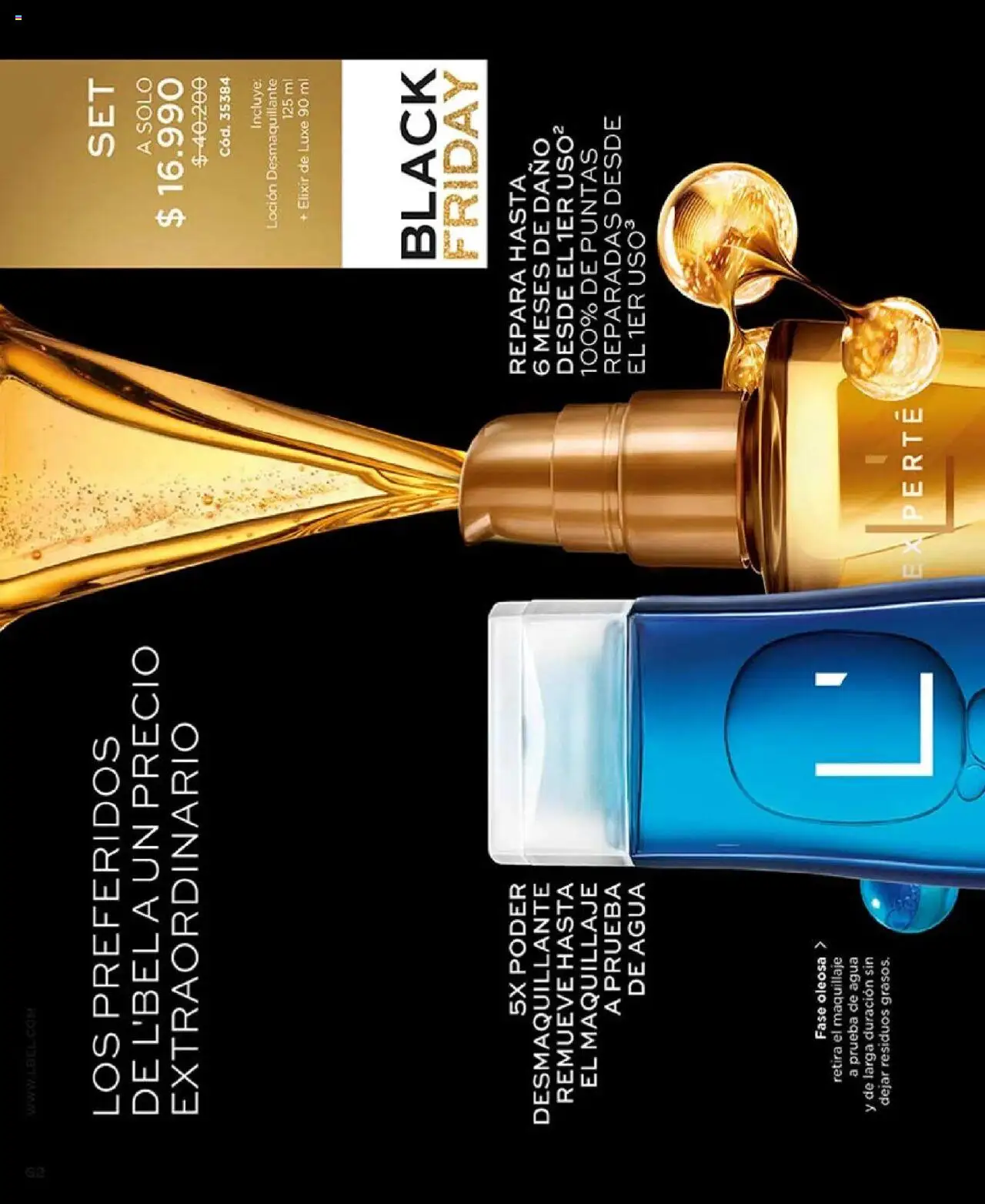 Catálogo L'Bel Campaña 17 │ válido desde el 14.10.2025 | Página: 62 | Productos: Desmaquillante, Loción, Agua, Maquillaje