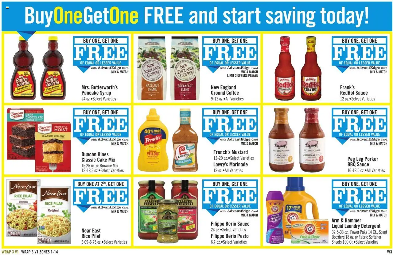 Price Chopper Weekly Ad - valid from 03.08.2025 | Page: 15 | Products: Butter, Coffee, Rice, Sauce
