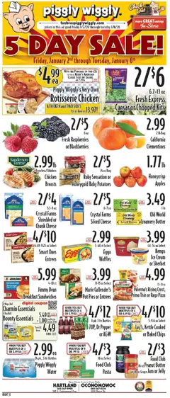 Preview of Piggly Wiggly weekly ads valid from 02.01.2026