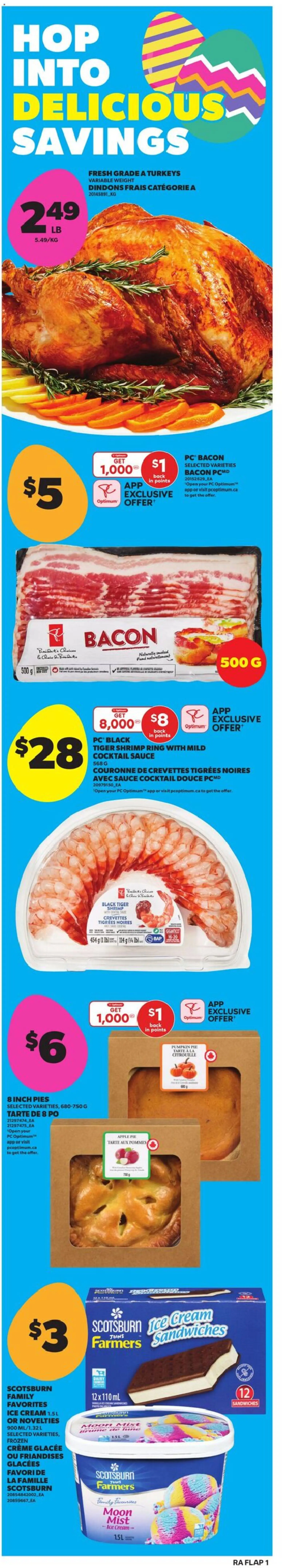 Atlantic Superstore flyer valid from 02.04.2026 | Page: 1 | Products: Cream, Ice cream, PC