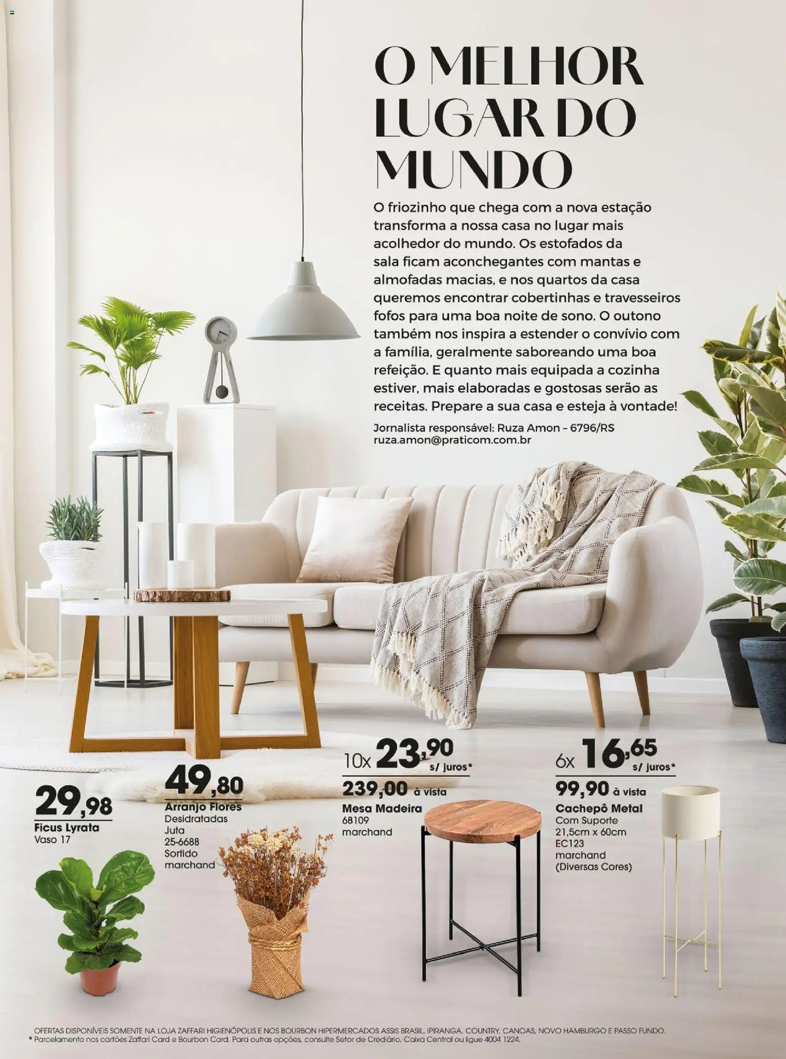 Zaffari Folheto - válido de 02.04.2026 | Página: 2 | Produtos: Mesa, Caixa, Vaso, Bourbon