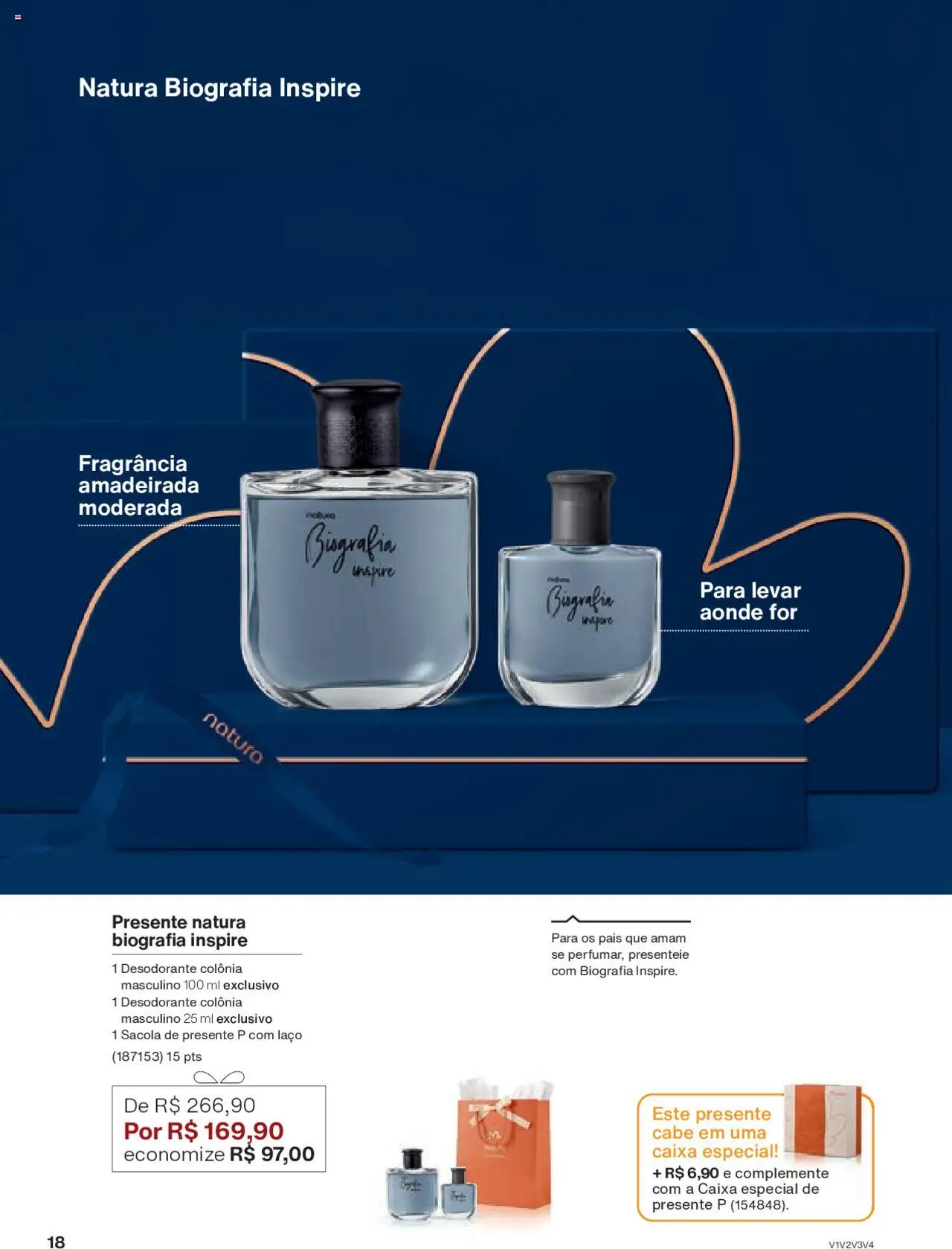 Natura Folheto - válido de 15.06.2025 | Página: 18 | Produtos: Fragrância, Desodorante, Caixa