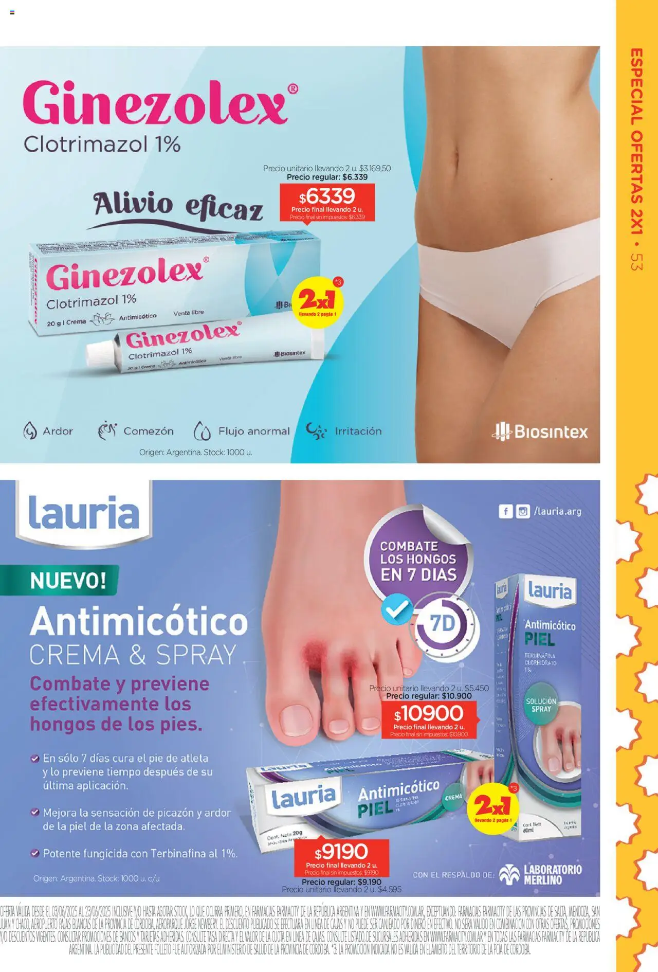 Farmacity catálogo │ válido desde el 03.06.2025 | Página: 53 | Productos: Hongos, Crema