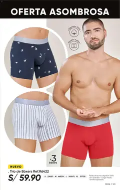 Vista previa de folleto Azzorti catálogo  - Campaña 6 de la Azzorti válido desde 09.03.2026 | Página: 125 | Productos: Boxers