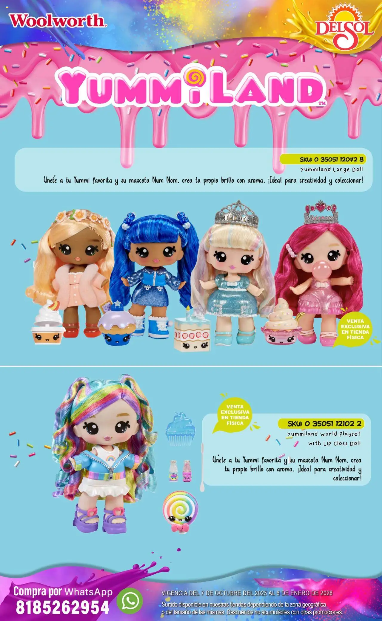 Nuevas ofertas de Del Sol y Woolworth válidas en toda la República Mexicana desde el 07.10.2025. ¡Encuentra las mejores ofertas en Del Sol y Woolworth - Catálogo Castillo Del Juguete! | Página: 63 | Productos: Brillo
