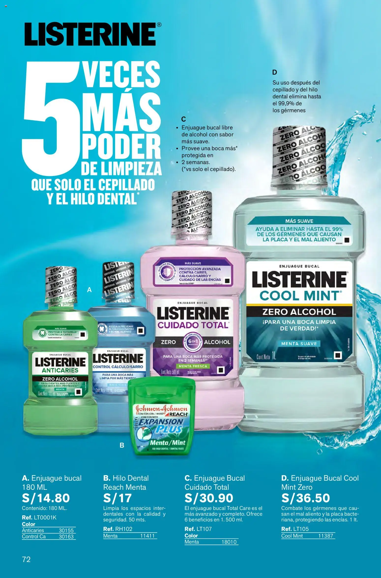 Catálogo Leonisa válido desde 26.12.2025 | Página: 72 | Productos: Enjuague bucal