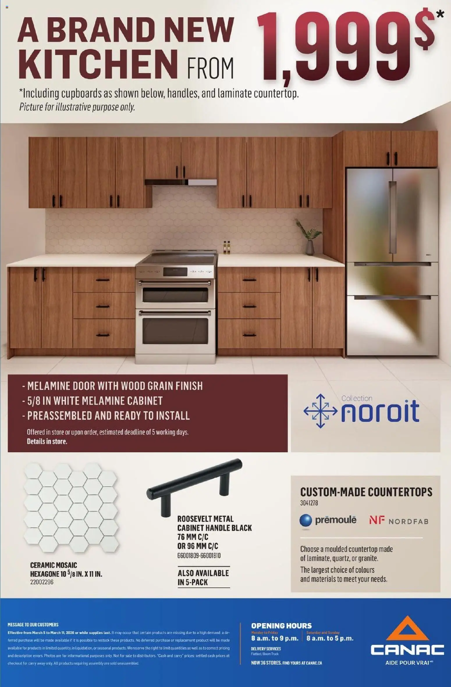 Canac flyer valid from 05.03.2026 | Page: 10 | Products: Cabinet