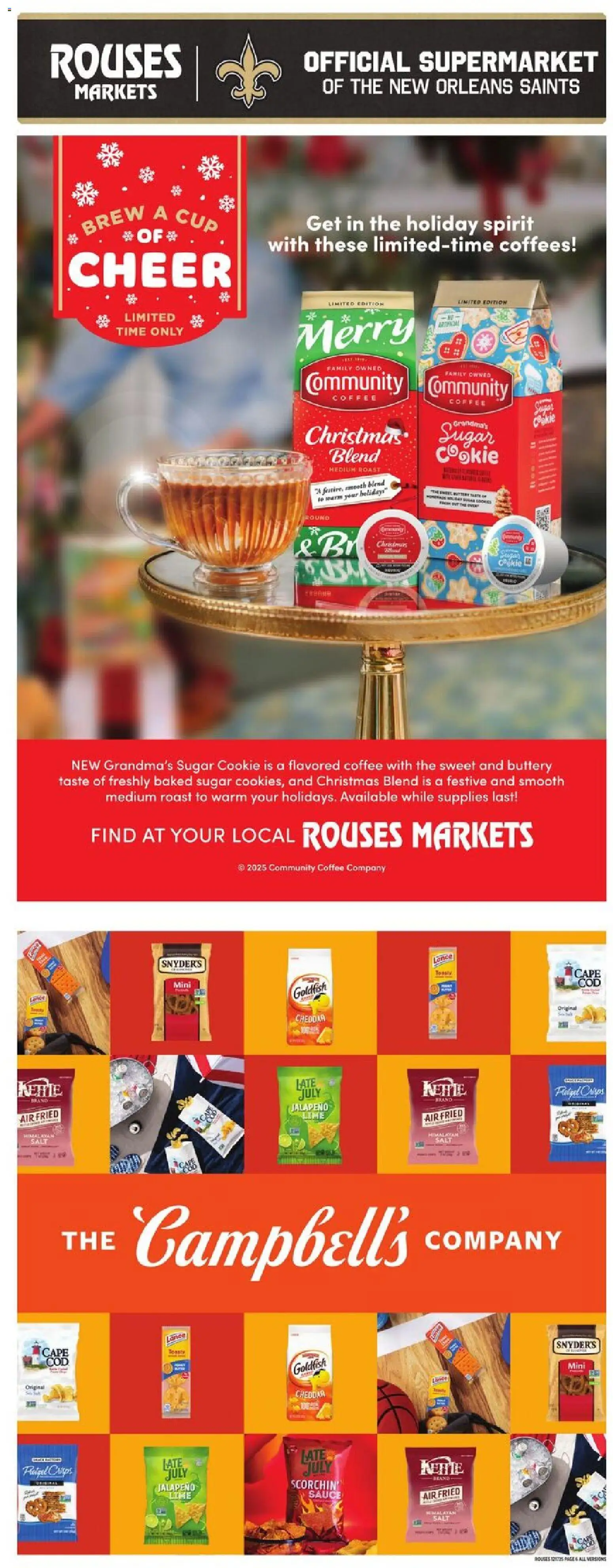 Rouses Weekly Ad - AL - valid from 17.12.2025 | Page: 11 | Products: Coffee, Sauce, Salt, Lime