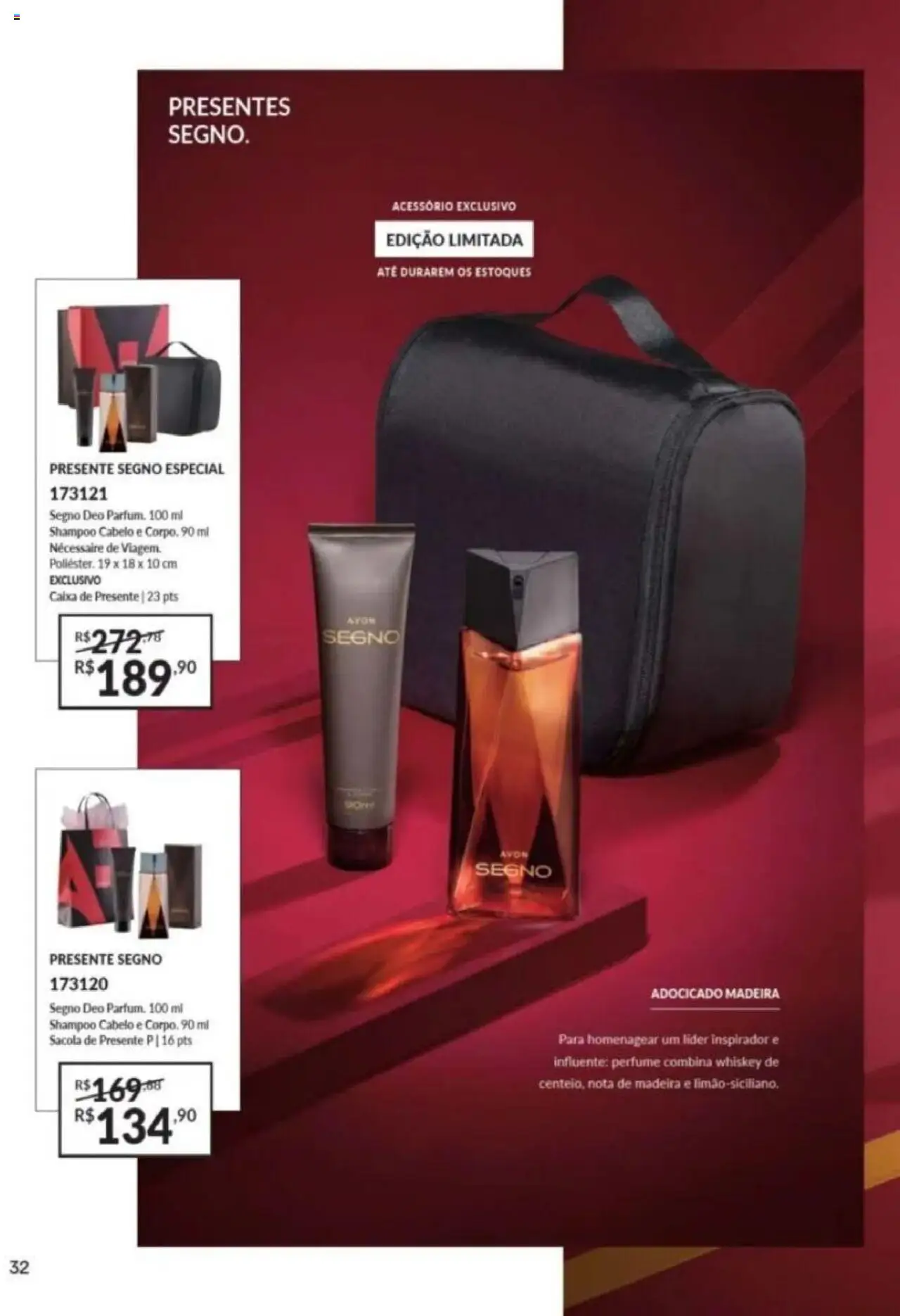 Avon Folheto - válido de 26.09.2025 | Página: 196 | Produtos: Shampoo, Perfume, Necessaire, Caixa