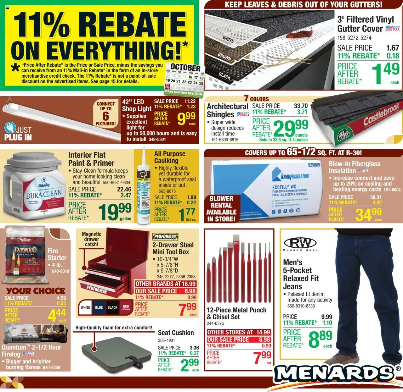 Menards - Weekly Ad - valid from 15.10.2025 | Page: 1