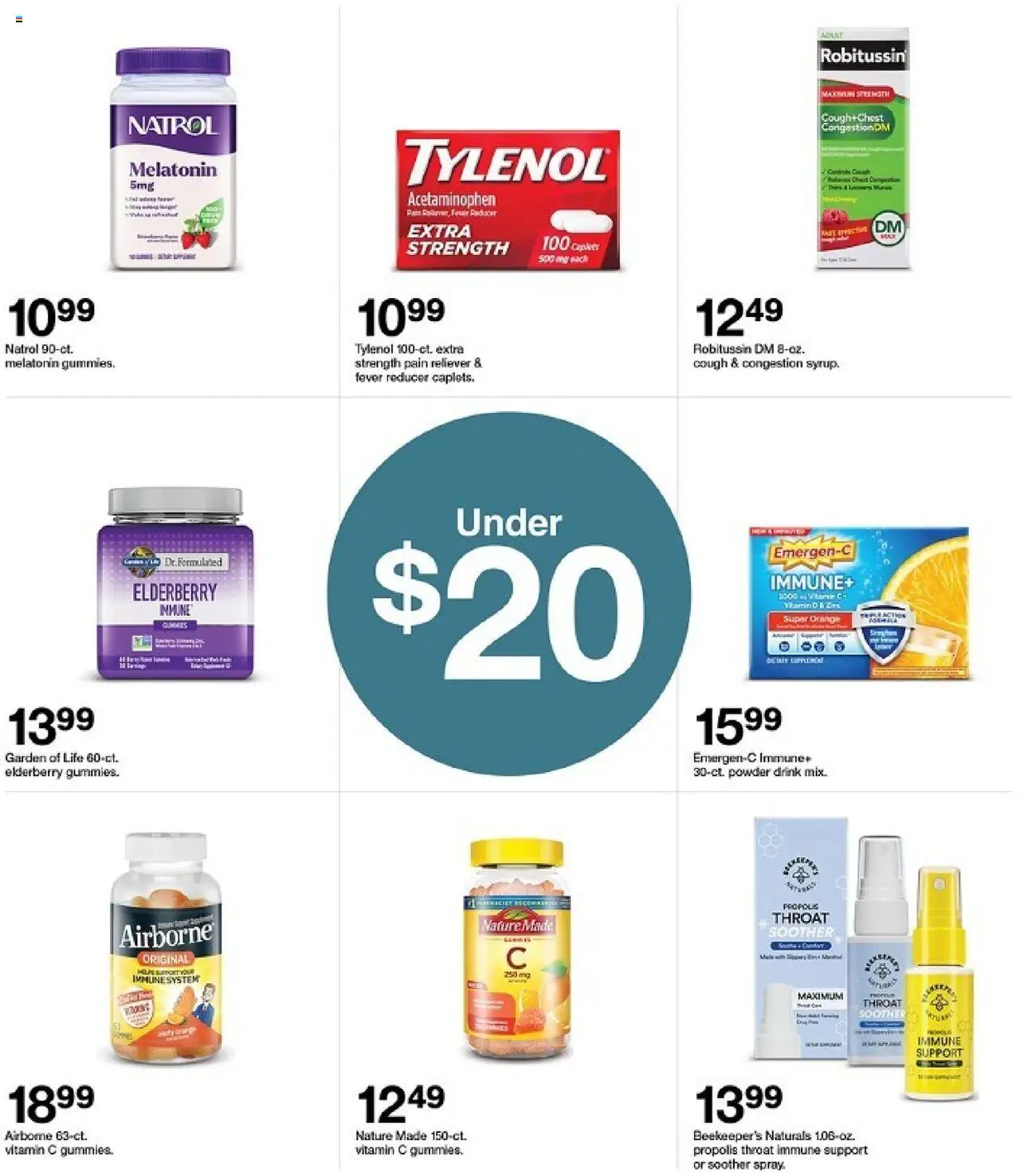 Target Weekly Ad - valid from 19.10.2025 | Page: 29 | Products: Vitamin, Zinc, Melatonin, Powder