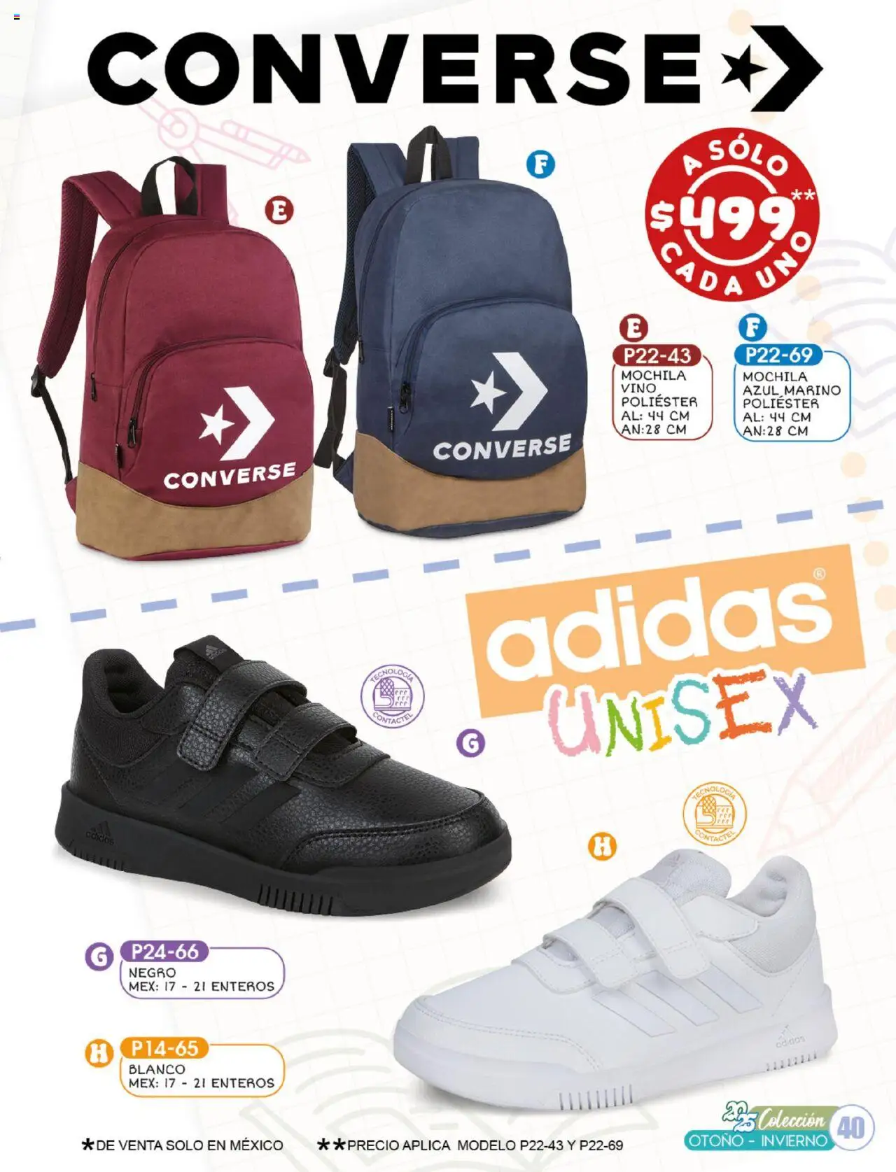 Nuevas ofertas de Cklass válidas en toda la República Mexicana desde el 14.07.2025. ¡Encuentra las mejores ofertas en Cklass catálogo Nina! | Página: 139 | Productos: Mochila, Vino