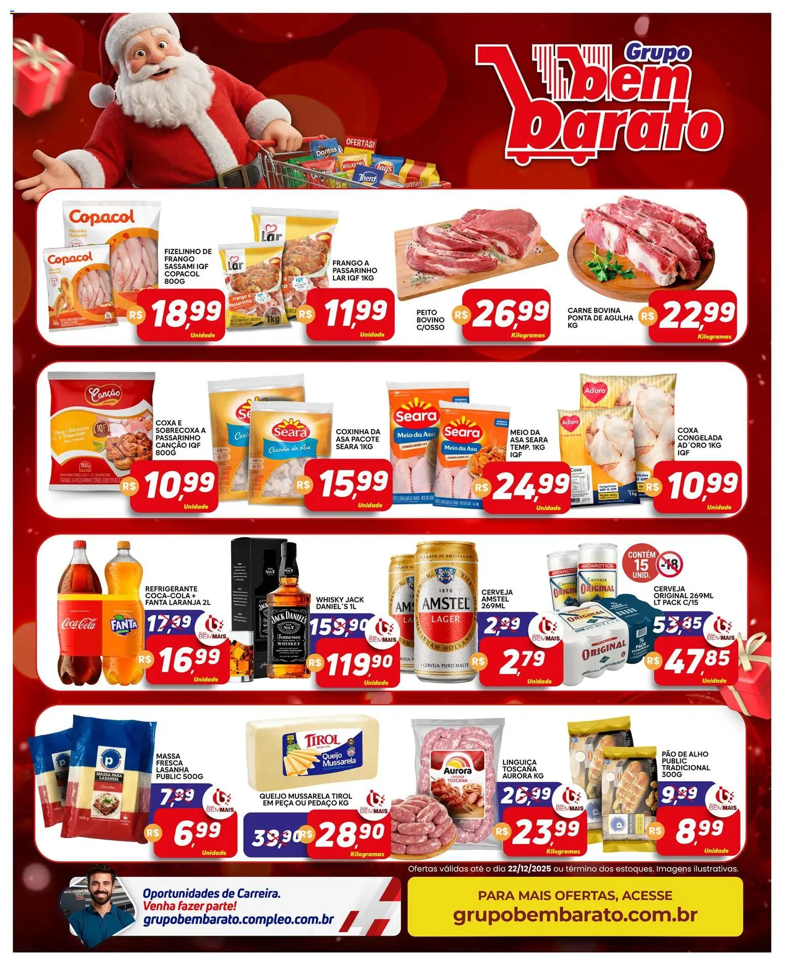 Supermercado Bem Barato Folheto - válido de 16.12.2025 | Página: 2 | Produtos: Alho, Cola, Cerveja, Refrigerante