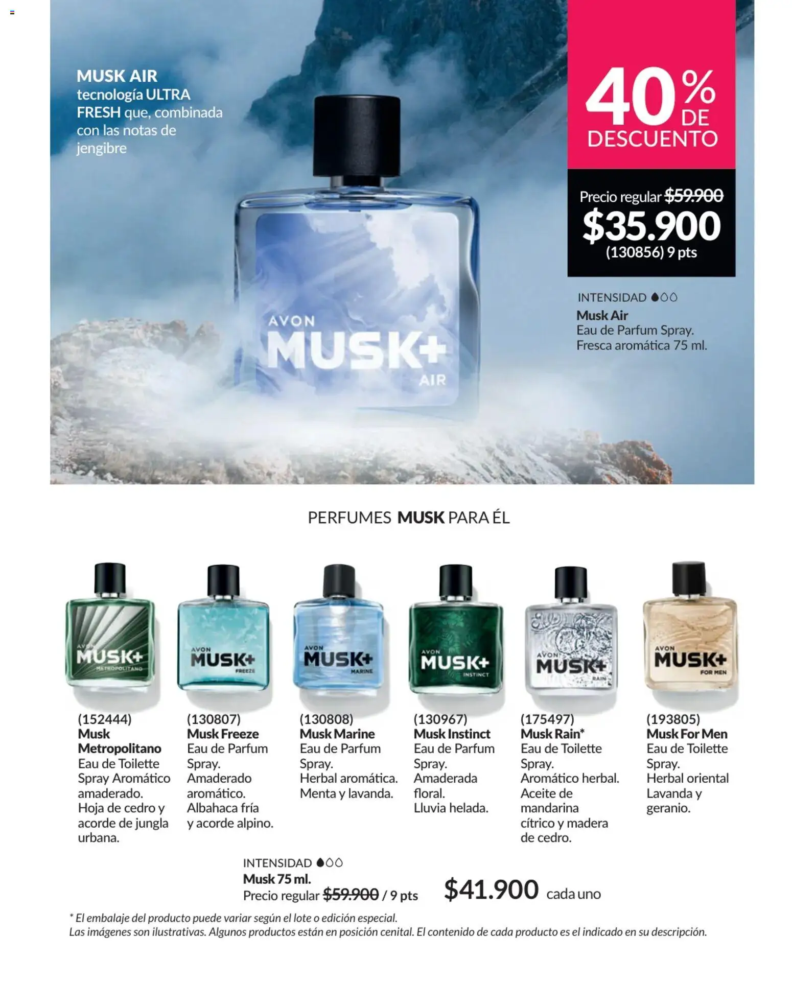 Avon revista - valida desde el 01.02.2026 | Página: 93 | Productos: Eau de toilette, Aceite