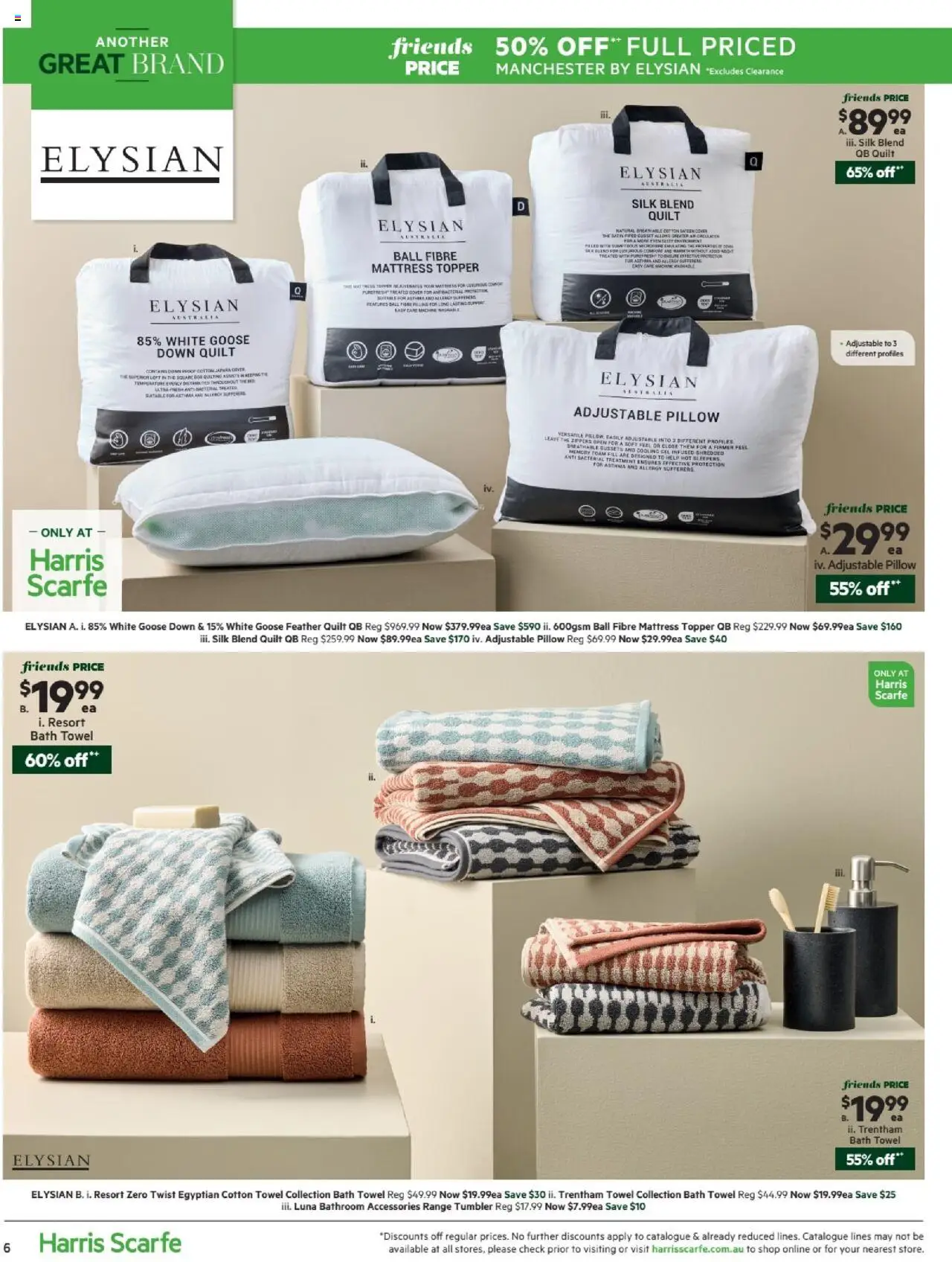 Harris Scarfe catalogue - valid from 13.10.2025 | Page: 6 | Products: Box, Bath, Pillow, Allergy