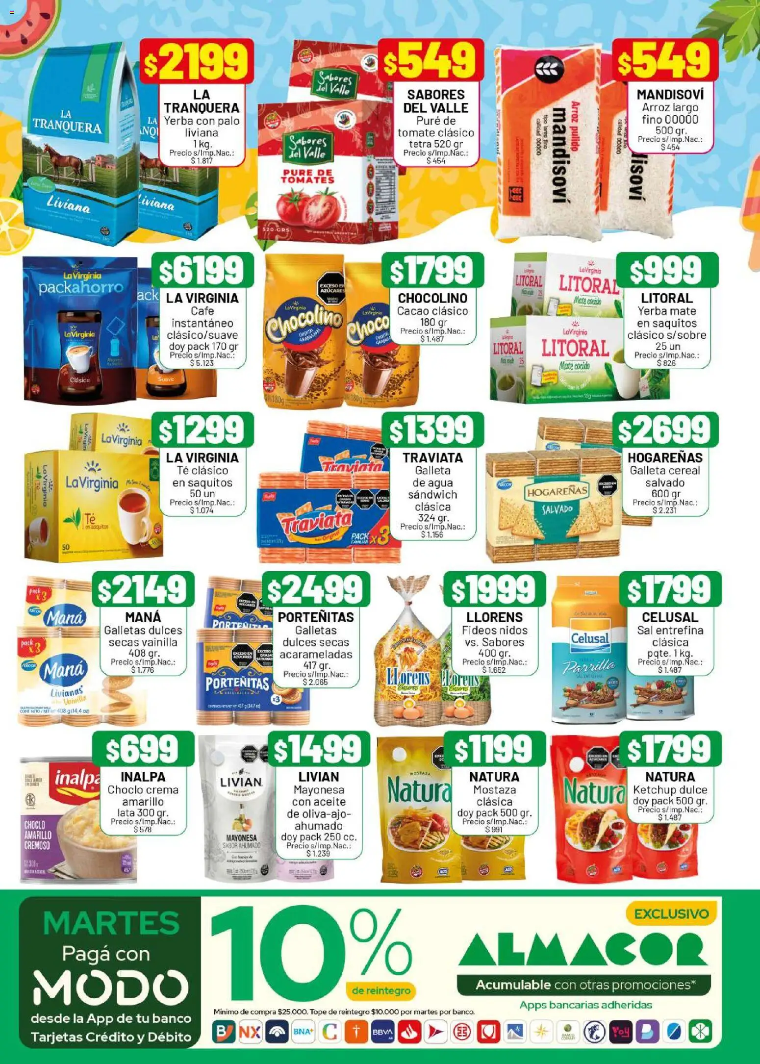 Almacor catálogo │ válido desde el 29.01.2026 | Página: 6 | Productos: Yerba, Aceite, Cacao, Galletas