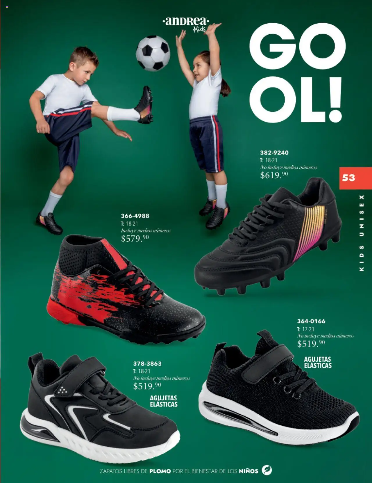 Nuevas ofertas de Andrea válidas en toda la República Mexicana desde el 24.08.2025. ¡Encuentra las mejores ofertas en Andrea - Catálogo Infantil! | Página: 52 | Productos: Zapatos