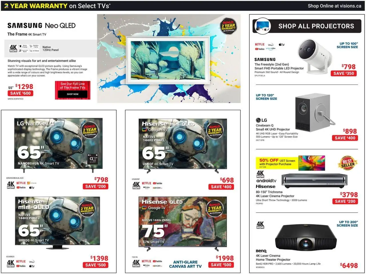 Visions flyer valid from 17.10.2025 | Page: 5 | Products: Watch, Television, Video, Lamp