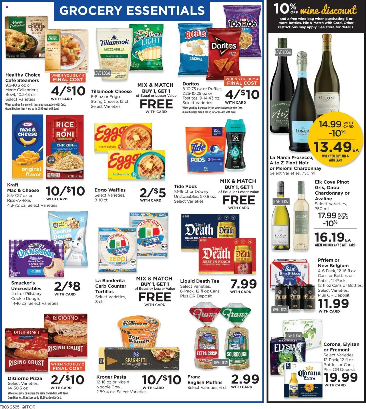QFC Weekly Ad - OR - valid from 23.07.2025 | Page: 5 | Products: Butter, Rice, Tea, Bag