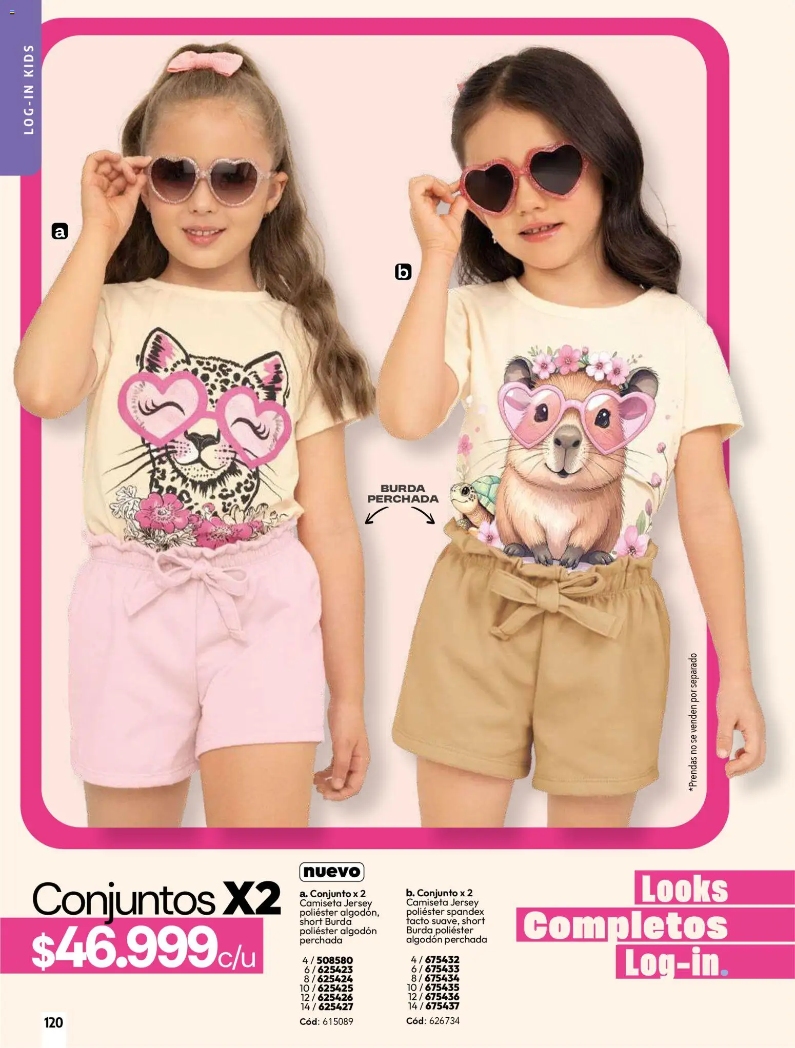 Carmel revista - valida desde el 01.04.2026 | Página: 120 | Productos: Algodón, Short, Camiseta, Conjunto