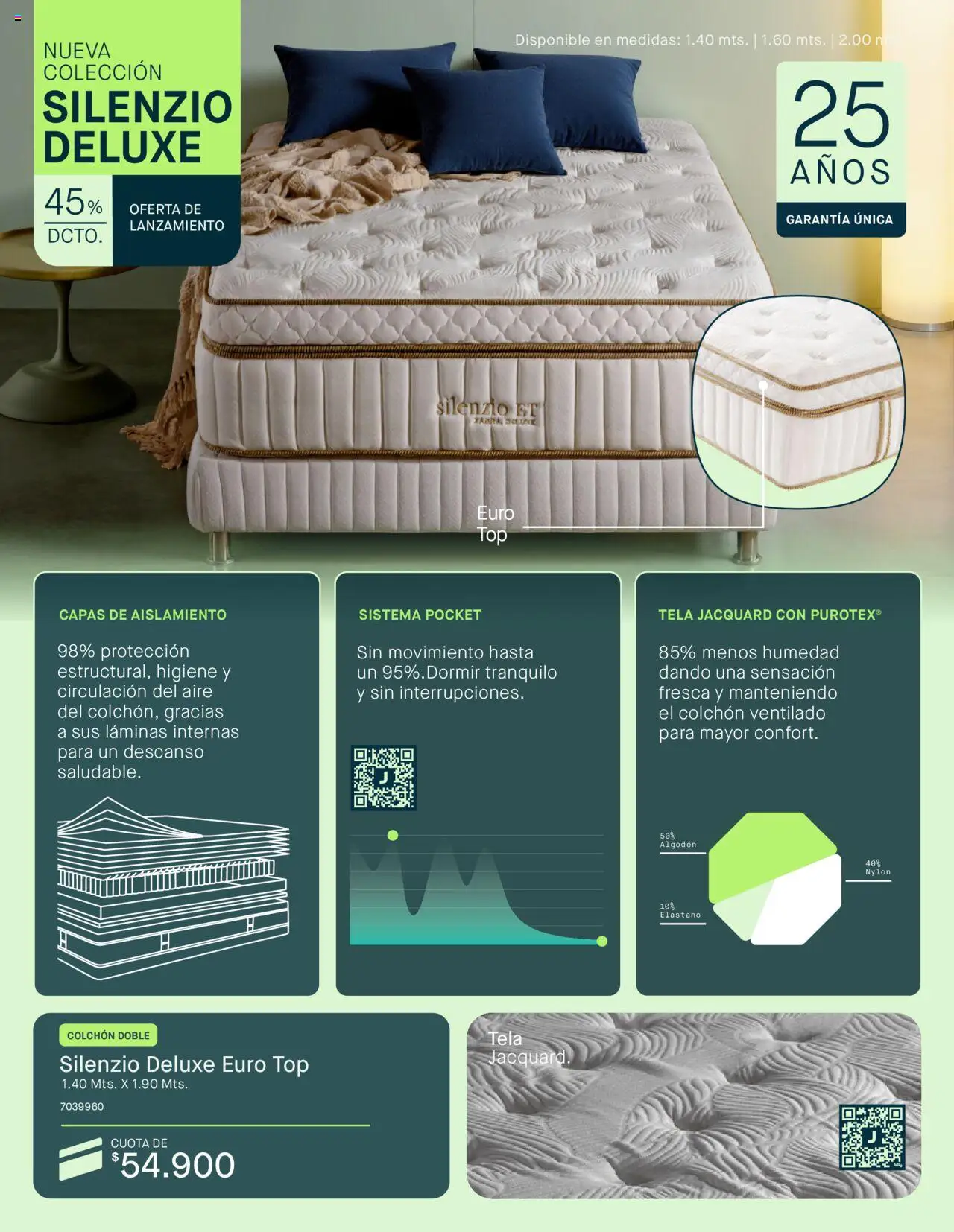 Muebles jamar revista - valida desde el 15.08.2025 | Página: 4 | Productos: Algodón, Colchón, Top