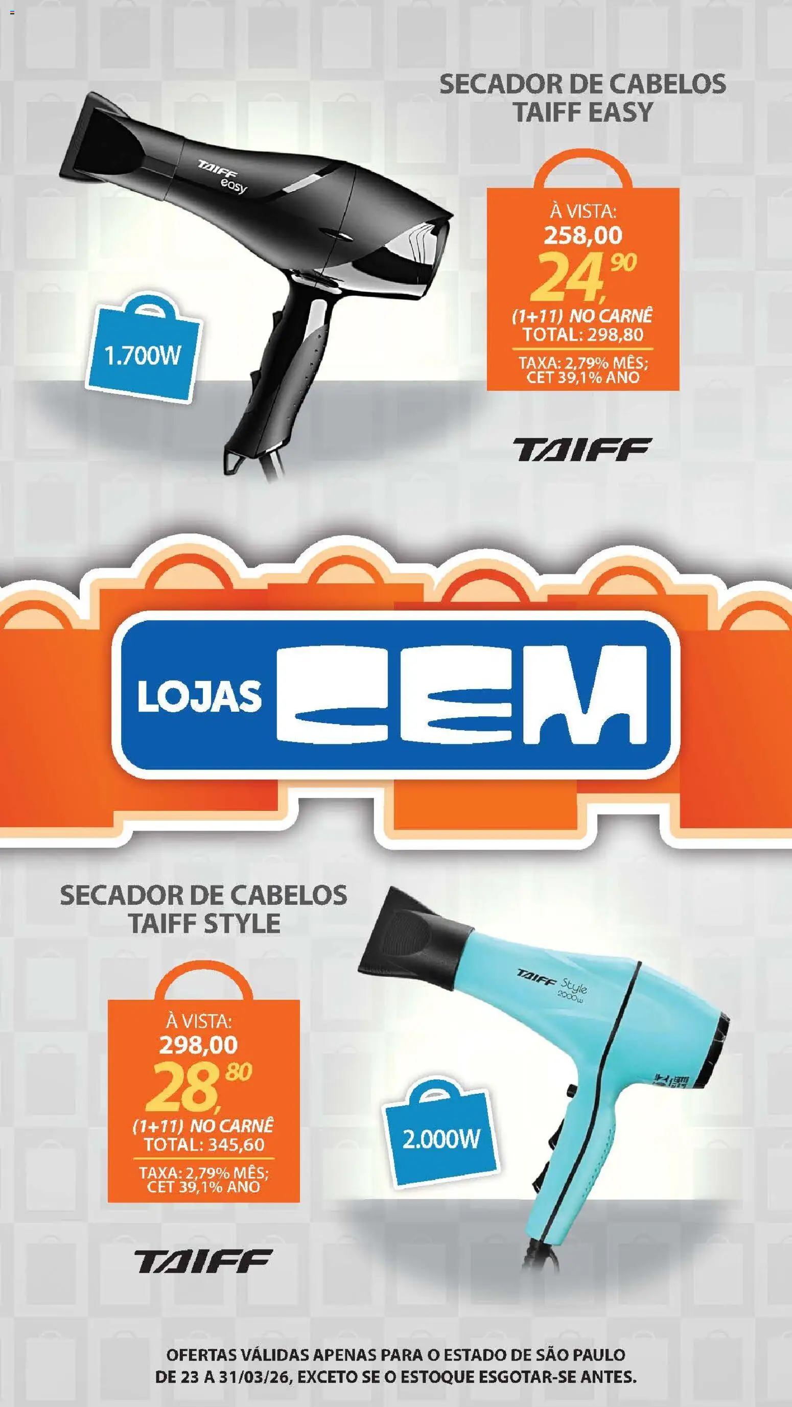 Lojas Cem Folheto - válido de 23.03.2026 | Página: 136