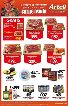 Vista previa de Arteli folleto Carnes Suc. Valles, nuevo folleto de la tienda, válido en México a partir del 19.12.2025