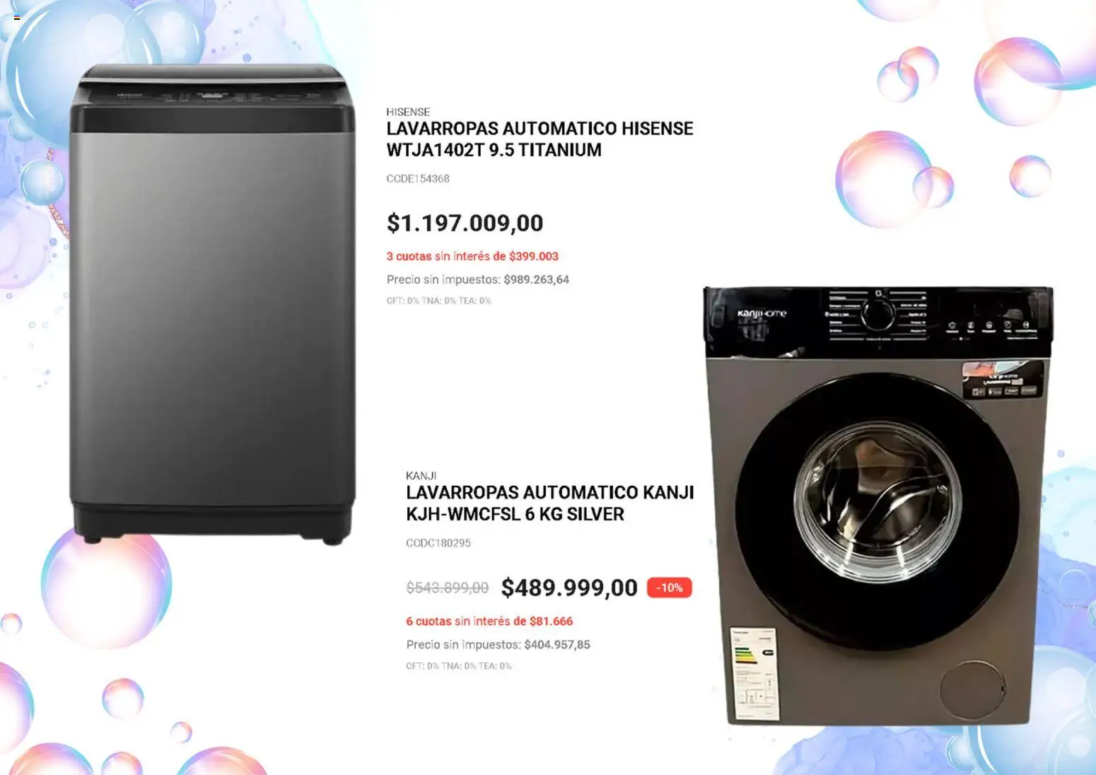 Musimundo catálogo │ válido desde el 10.11.2025 | Página: 4 | Productos: Lavarropas