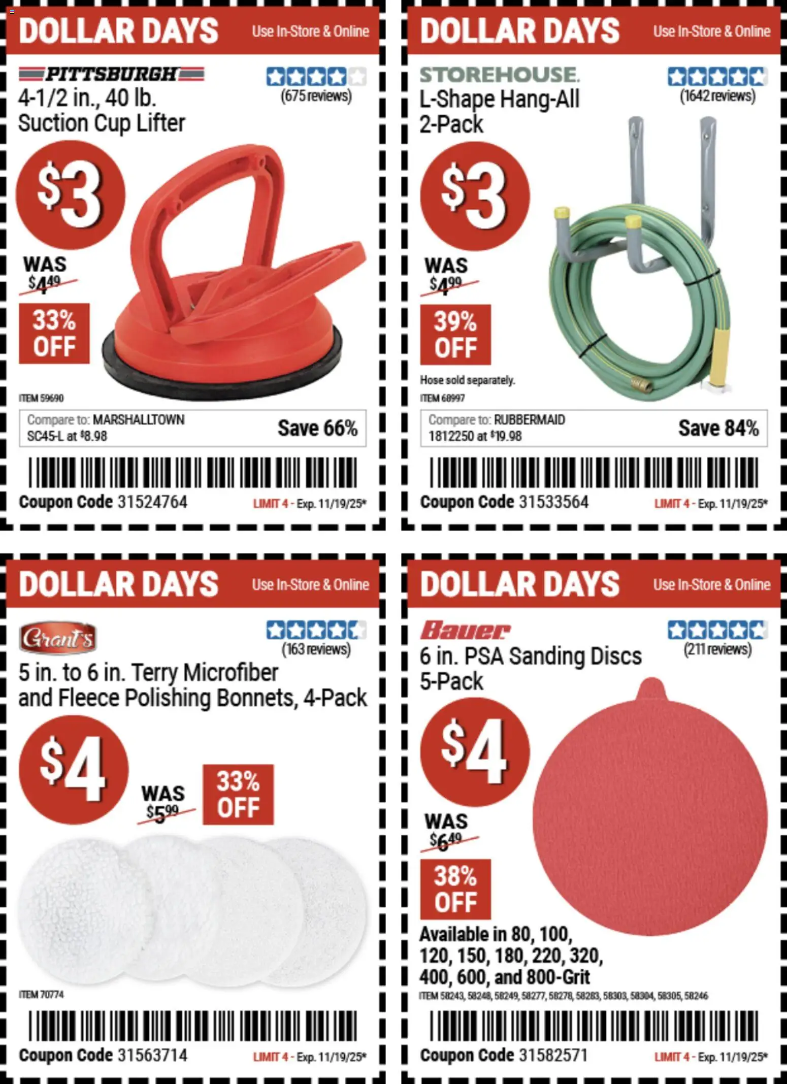 Harbor Freight Dollar Days - valid from 06.11.2025 | Page: 1