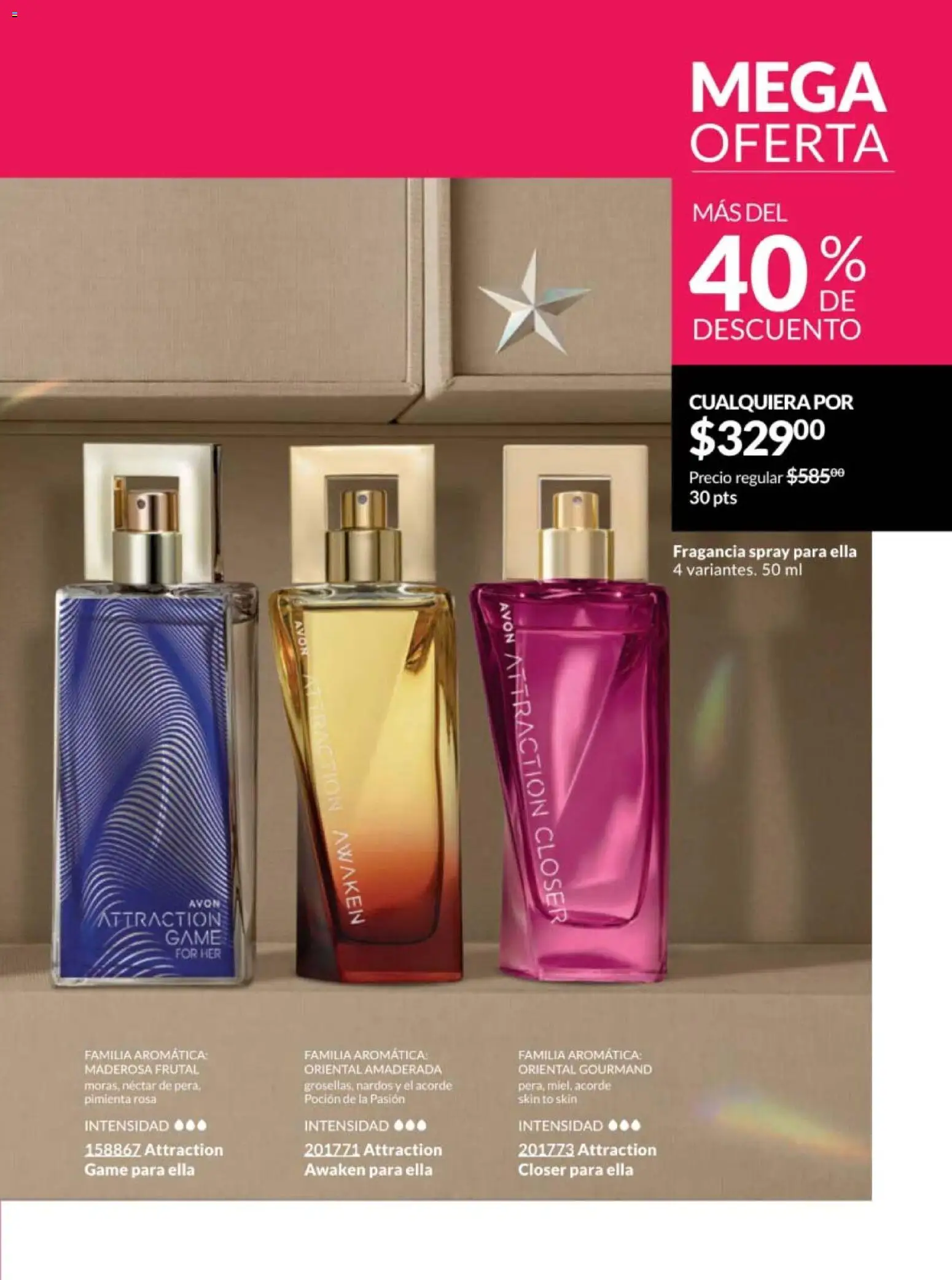 Nuevas ofertas de AVON válidas en toda la República Mexicana desde el 28.11.2025. ¡Encuentra las mejores ofertas en AVON campaña 18 2025! | Página: 27 | Productos: Pimienta, Fragancia