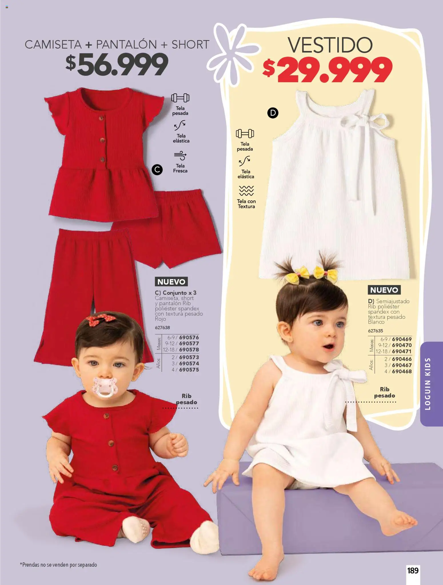 Pacifika revista - valida desde el 01.02.2026 | Página: 189 | Productos: Short, Camiseta, Vestido, Conjunto