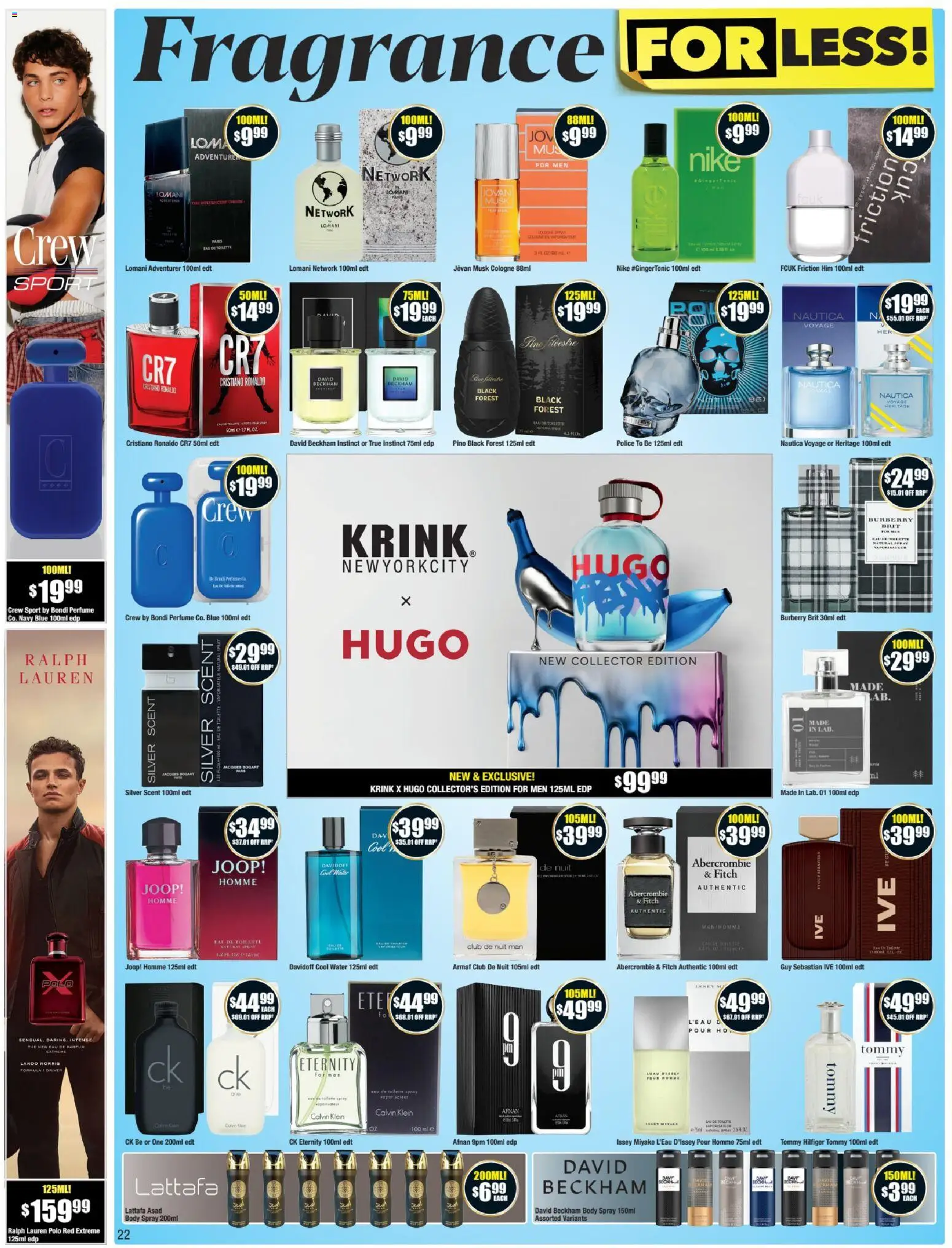 Chemist Warehouse catalogue - valid from 26.03.2026 | Page: 22 | Products: Fragrance, Eau de toilette, Peach, Cologne