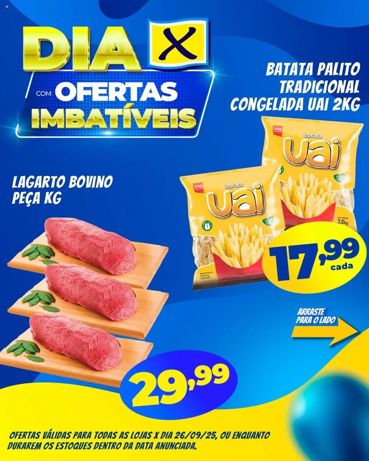 X Supermercados Folheto - válido de 26.09.2025 | Página: 7 | Produtos: Batata