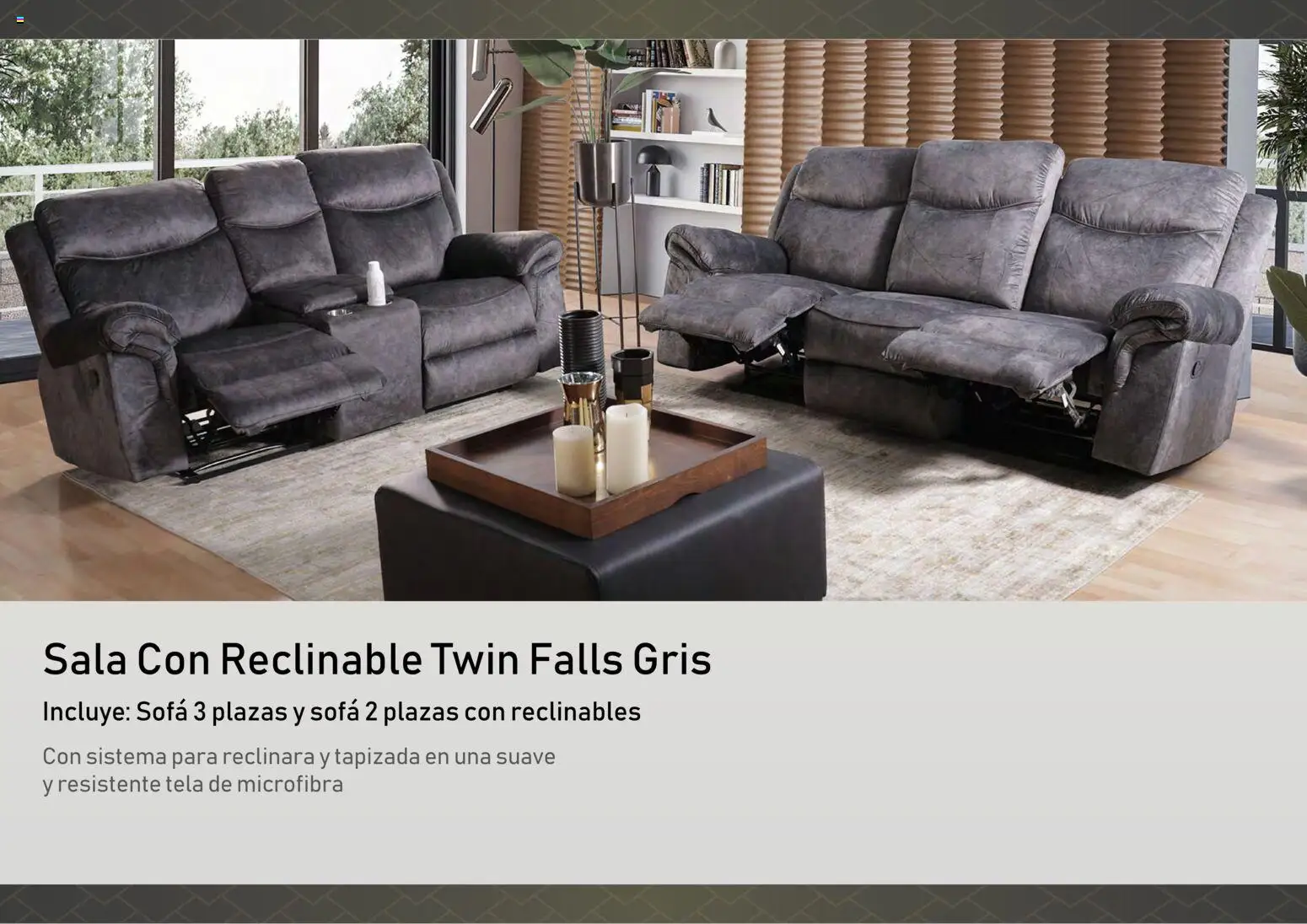 Nuevas ofertas de Muebles Dico válidas en toda la República Mexicana desde el 01.01.2026. ¡Encuentra las mejores ofertas en Muebles Dico catálogo Salas reclinables! | Página: 6 | Productos: Sofá