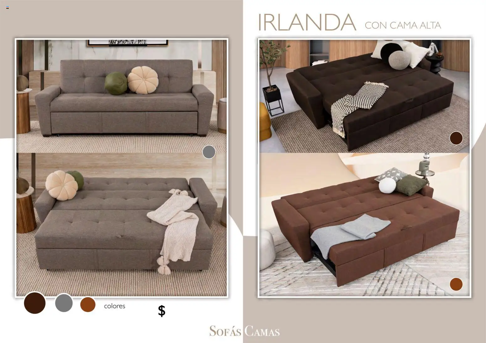 Nuevas ofertas de Muebles Dico válidas en toda la República Mexicana desde el 23.04.2026. ¡Encuentra las mejores ofertas en Muebles Dico catálogo Sofás Camas! | Página: 8 | Productos: Cama