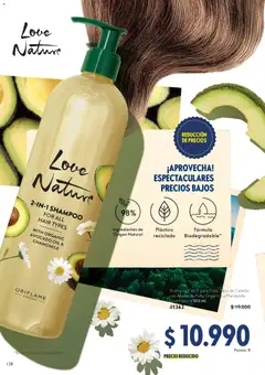 Oriflame catálogo válido desde el 14.02.2026 | Página: 128 | Productos: Palta, Shampoo, Aceite