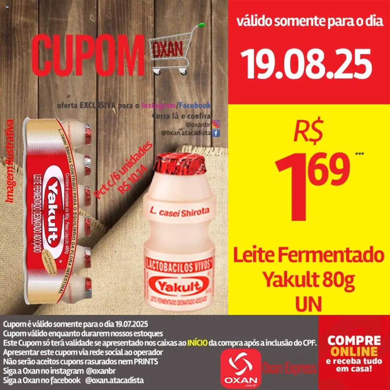 Oxan Atacadista Folheto - válido de 19.08.2025 | Página: 21 | Produtos: Probióticos, Leite, Leite fermentado