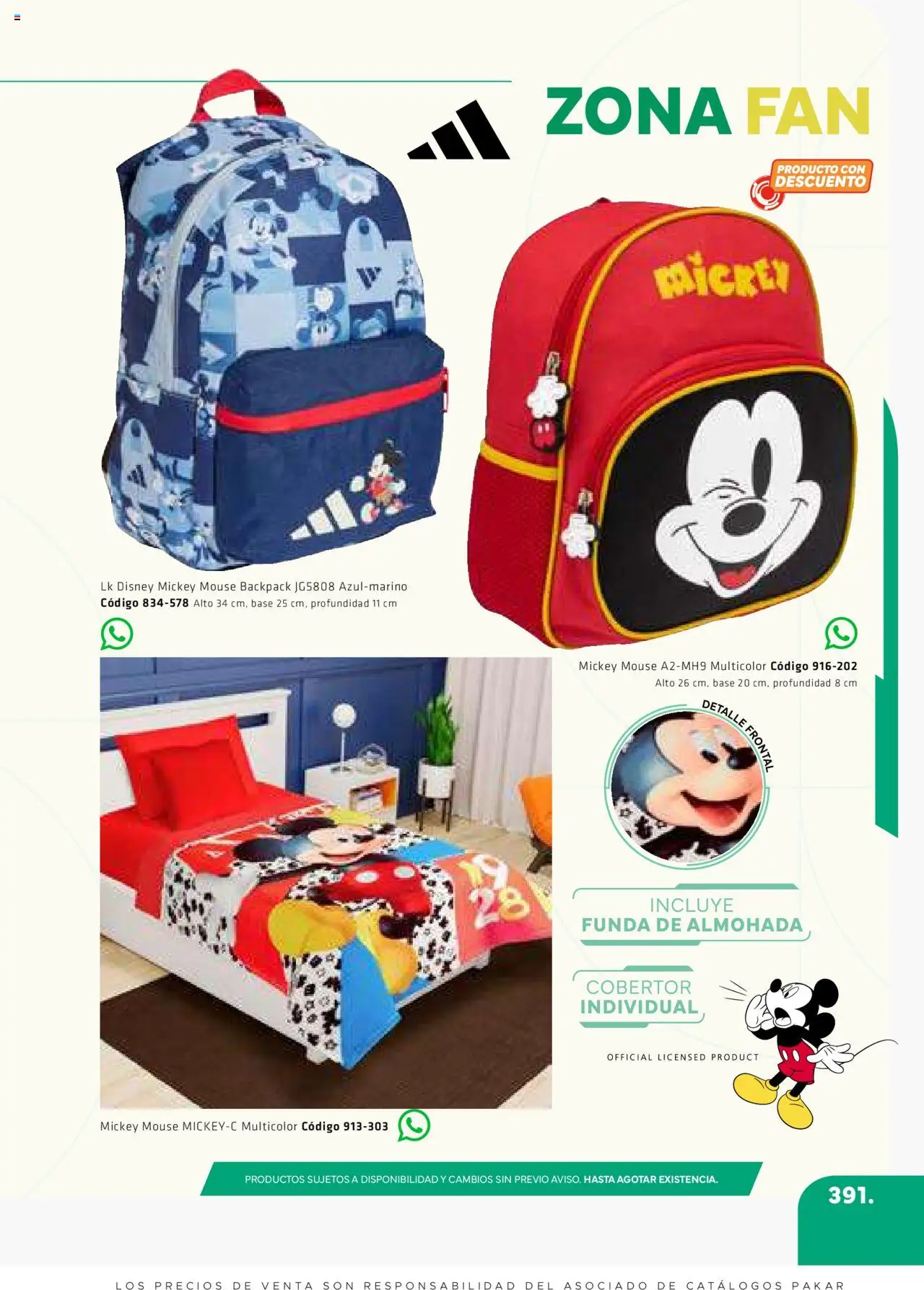 Nuevas ofertas de SC Pakar válidas en toda la República Mexicana desde el 28.02.2025. ¡Encuentra las mejores ofertas en SC Pakar catálogo Premium - Kids! | Página: 391 | Productos: Cobertor, Mouse, Funda, Funda de almohada