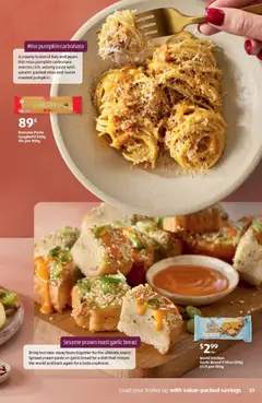 Preview of Aldi catalogue  - valid from 11.03.2026 | Page: 23 | Products: Bread, Pasta, Trolley, Pumpkin