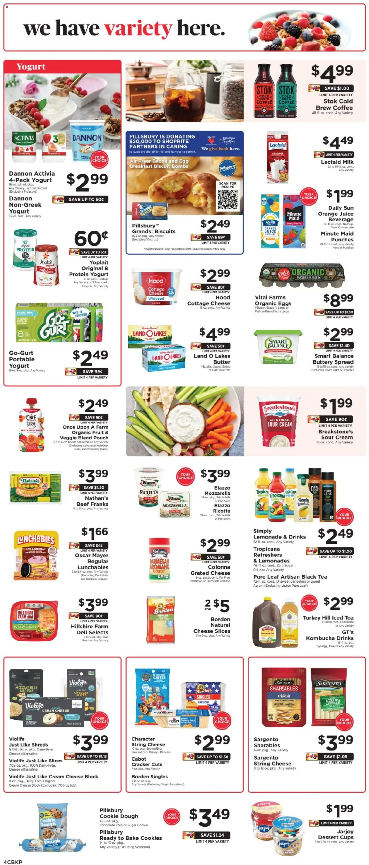 ShopRite Weekly Ad 2 - valid from 26.09.2025 | Page: 6 | Products: Coffee, Beef, Cottage cheese, Chocolate Chip
