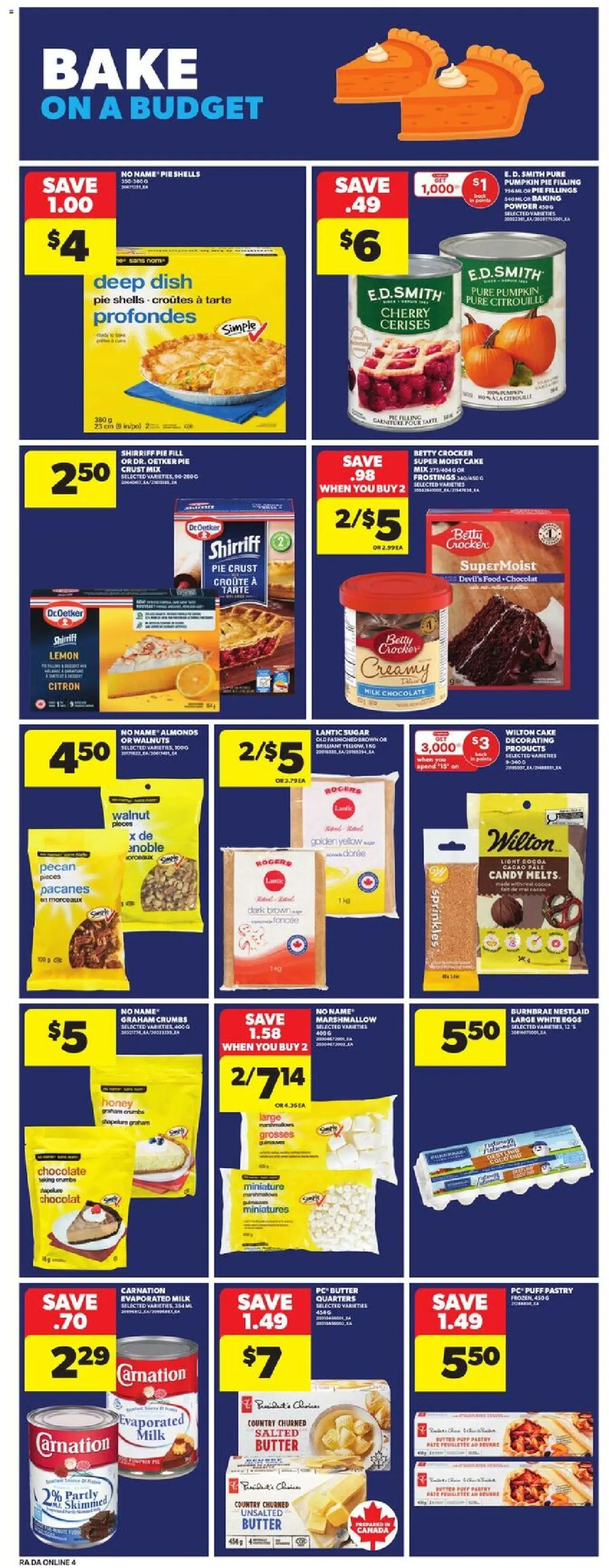 Atlantic Superstore flyer valid from 02.10.2025 | Page: 12 | Products: PC, Milk, Chocolate, Pumpkin