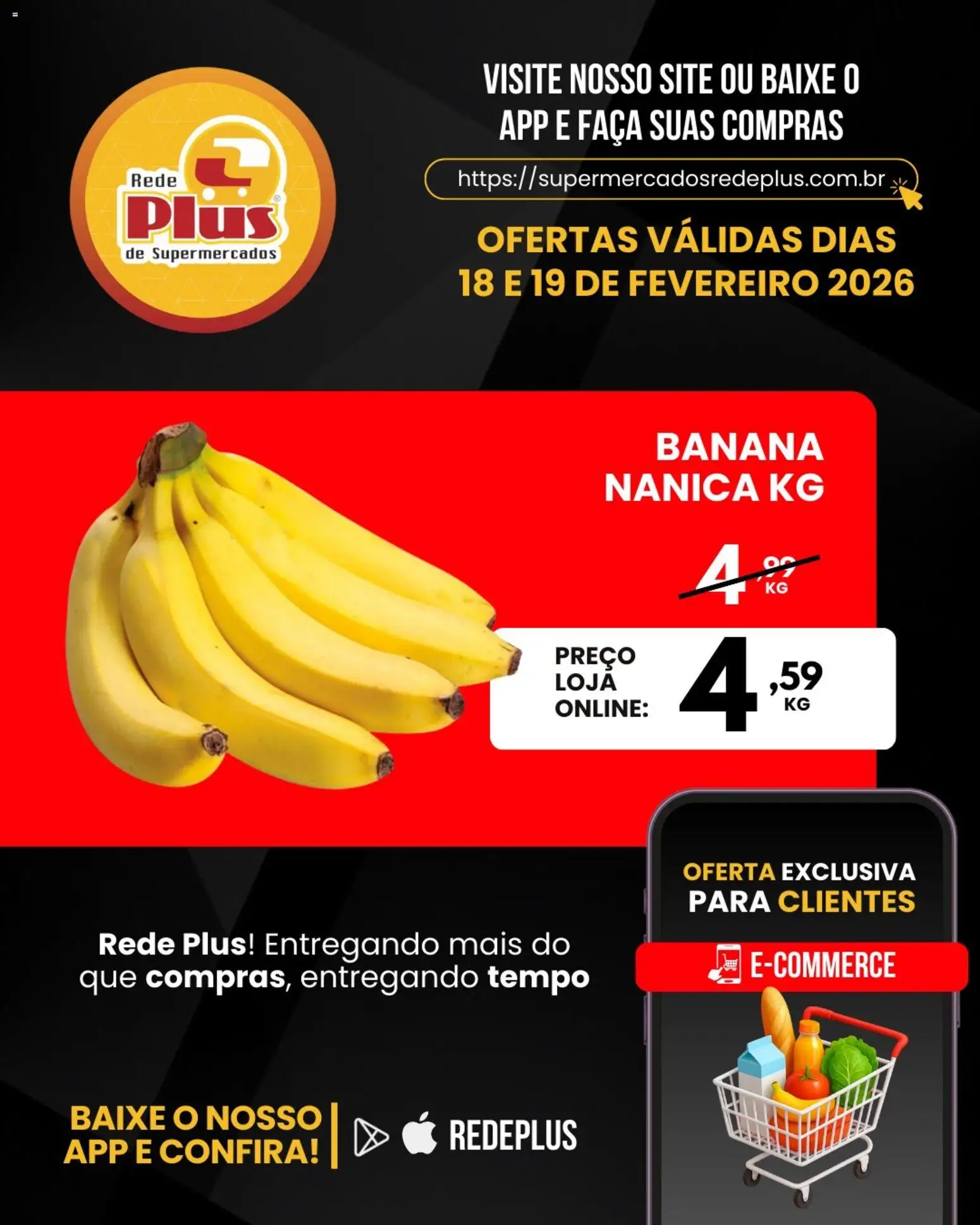 Rede Plus Supermercados Folheto - válido de 18.02.2026 | Página: 2 | Produtos: Faca