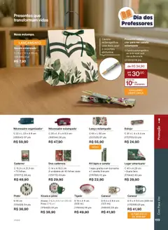 Natura Folheto - válido de 09.09.2025 | Página: 159 | Produtos: Borracha, Lenço, Necessaire, Caixa