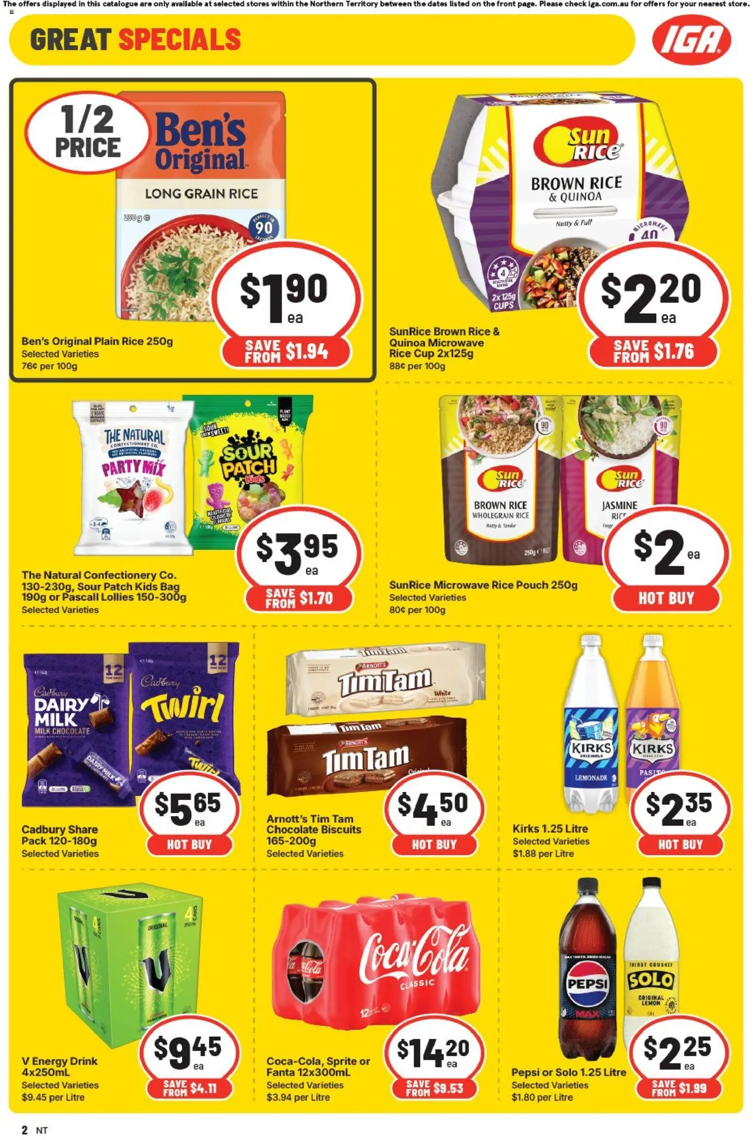 IGA catalogue - valid from 04.03.2026 | Page: 2 | Products: Powder, Conditioner, Pants, Laundry