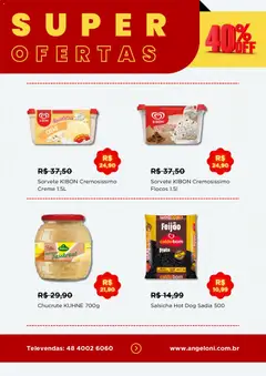 Angeloni - Ofertas da semana - Pré-Visualização do folheto da loja Angeloni, válido de 19.03.2026 | Página: 3 | Produtos: Salsicha, Creme, Flocos, Sorvete